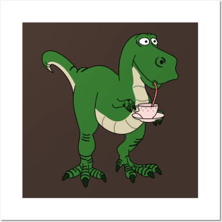 Tea Rex Posters and Art